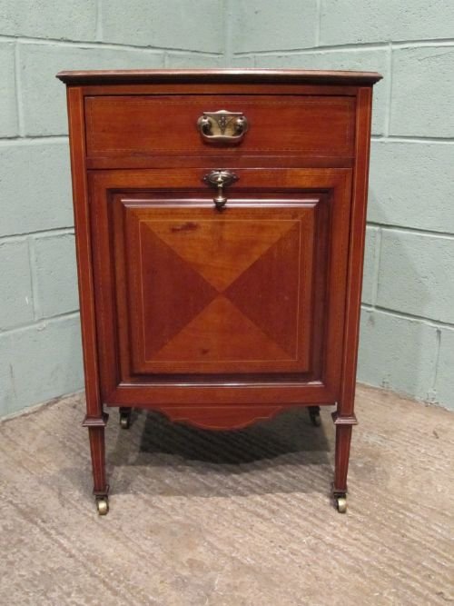 fig 1. ANTIQUE EDWARDIAN MAHOGANY WRITING MUSIC CABINET DESK C1900 W6538/8.8