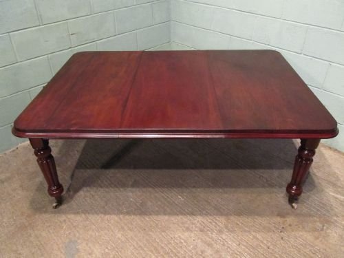 fig 1. ANTIQUE VICTORIAN MAHOGANY WIND OUT EXTENDING DINING TABLE GILLOWS LEGS C1880 W6553A/22.8