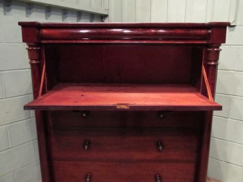 fig 2. ANTIQUE VICTORIAN MAHOGANY SCOTCH CHEST OF DRAWERS C1870 W6564/30.8