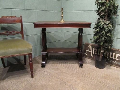 Antique Victorian Mahogany Side Table C1880 W6573/19.9