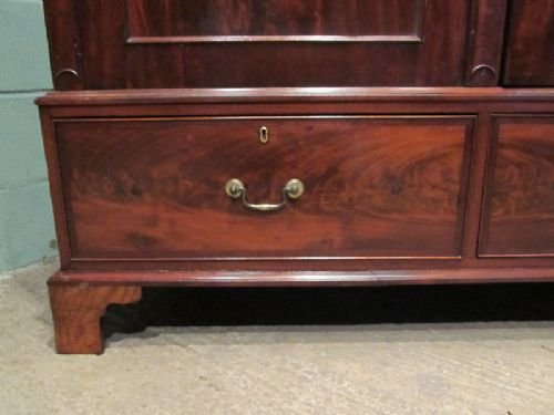 fig 2. ANTIQUE VICTORIAN MAHOGANY DOUBLE WARDROBE C1880 W6577/19.9