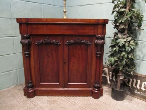 Antique William 1v Mahogany Small Chiffonier Sideboard C1830 W6587/26.9