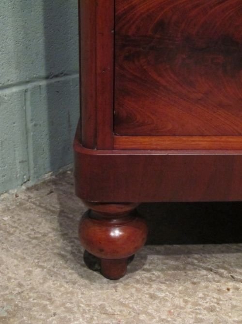 fig 1. ANTIQUE VICTORIAN MAHOGANY CHEST OF DRAWERS C1880 W6608/10.10