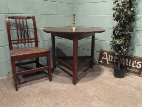 Antique Fruitwood Country Joined Cricket Table C1820 W6629/17.10