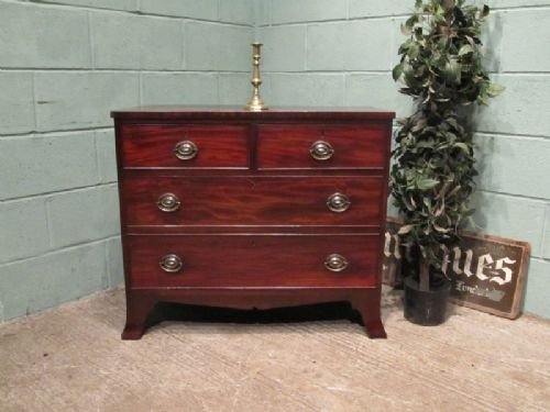 Antique Regency Mahogany Small Chest of Drawers C1800 W6634/1.11