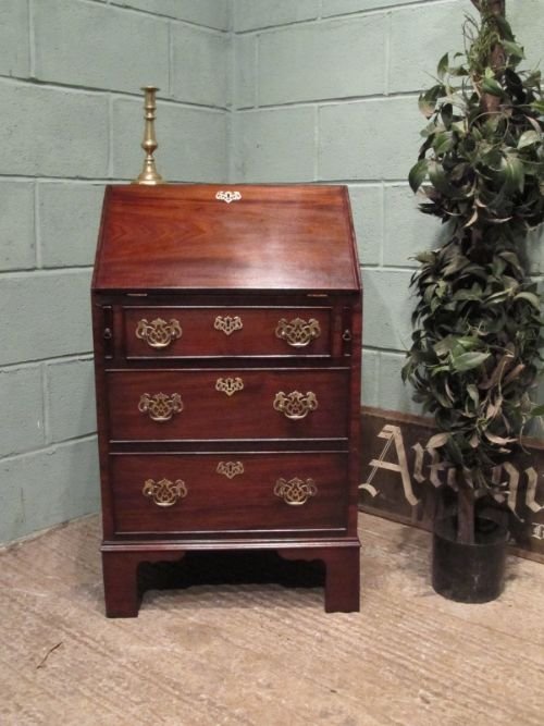 Antique Victorian Mahogany Dwarf Bureau C1890 W6637/1.11