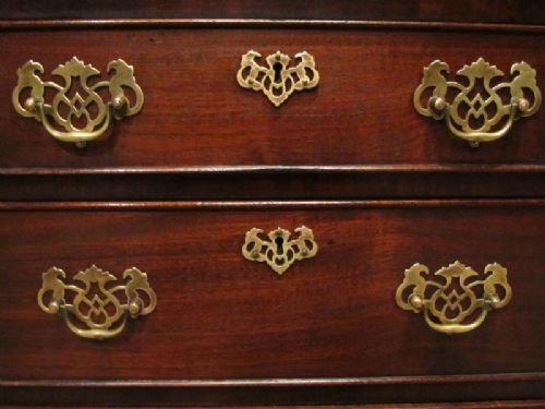 fig 2. ANTIQUE VICTORIAN MAHOGANY DWARF BUREAU C1890 W6637/1.11