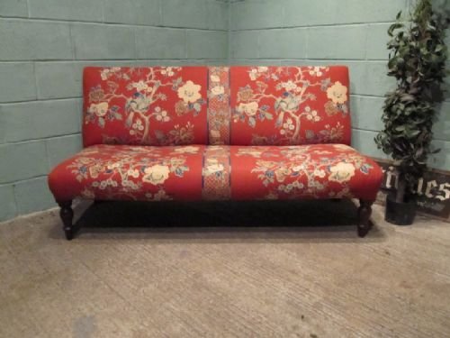 Antique Victorian Upholstered Sofa C1890 W6645/7.11
