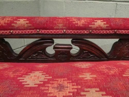 fig 2. ANTIQUE EDWARDIAN MAHOGANY CHAISE LONGUE C1900 W6647/7.11