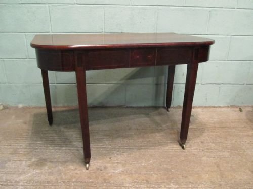 fig 4. ANTIQUE REGENCY MAHOGANY EXTENDING DINING TABLE SEATS 10 C1800 W6339/1.11
