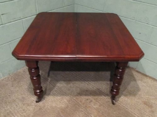 fig 1. ANTIQUE VICTORIAN MAHOGANY EXTENDING DINING TABLE C1880 W6659/14.11