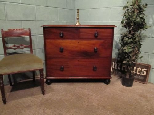 Antique Victorian Mahogany Chest of Drawers C1880 W6667/21.11