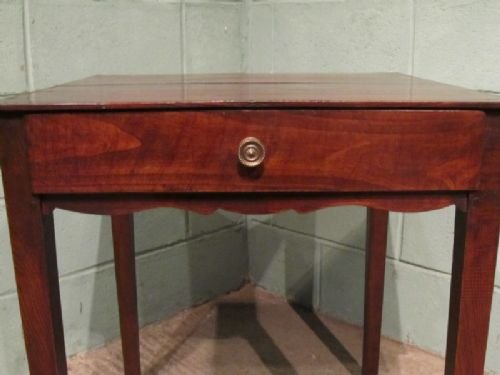 fig 2. ANTIQUE REGENCY COUNTRY OAK AND ELM SIDE TABLE C1800 W6671/5.12
