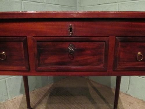 fig 1. ANTIQUE REGENCY MAHOGANY GENTLEMANS DRESSING TABLE C1800 W6694/12.12