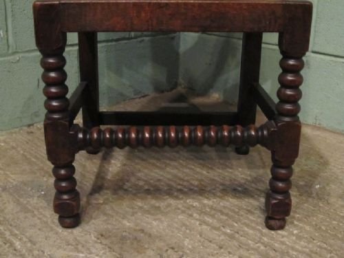fig 2. ANTIQUE GEORGIAN CARVED OAK HALL CHAIR C1780 W6691/12.12