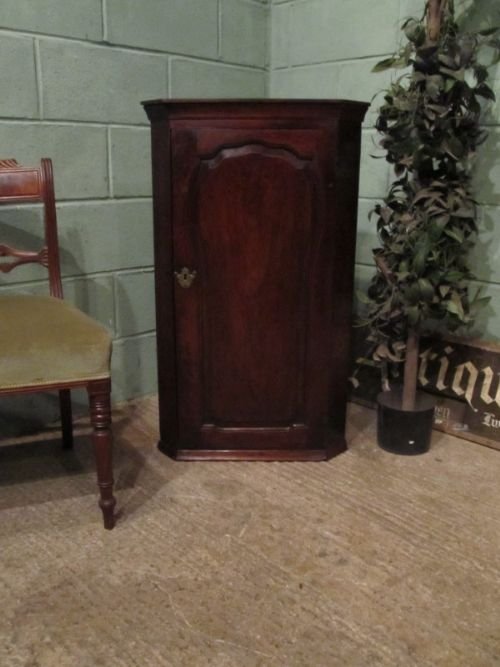 Antique Georgian Oak Corner Cabinet C1780 W6693/12.12