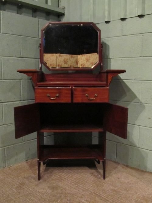 fig 2. ANTIQUE ARTS & CRAFTS WASHSTAND DRESSING CHEST C1900 W6690/12.12