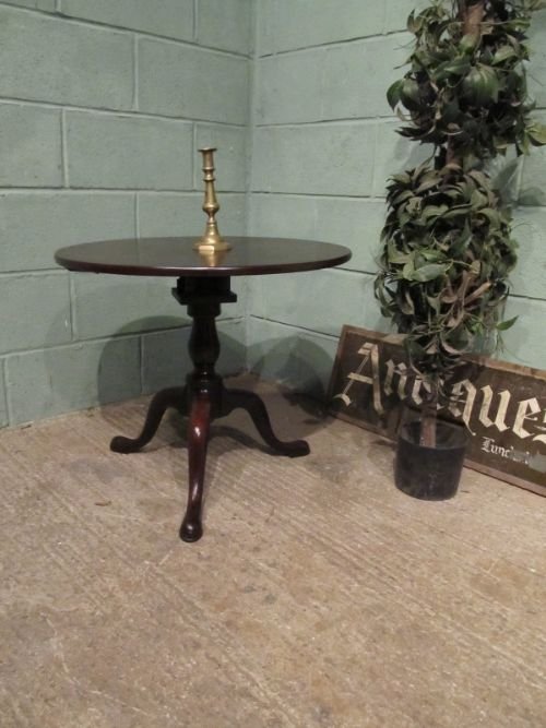 Antique Georgian Mahogany Birdcage Tripod Table C1780 W6708/19.12