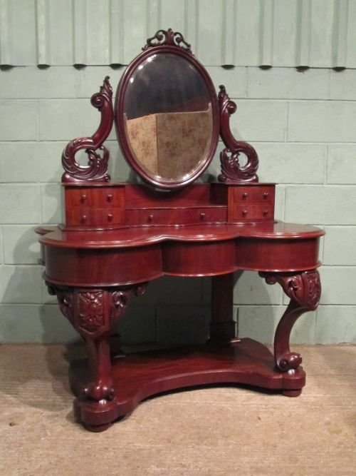 fig 1. ANTIQUE VICTORIAN MAHOGANY DUCHESSE DRESSING TABLE C1870 W6706/19.12