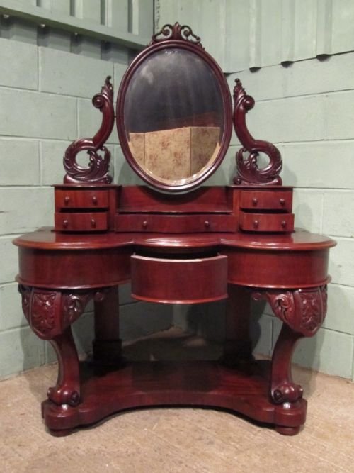 fig 2. ANTIQUE VICTORIAN MAHOGANY DUCHESSE DRESSING TABLE C1870 W6706/19.12
