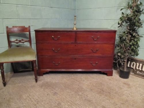 Antique Regency Mahogany Chest of Drawers C1800 W6692/27.12