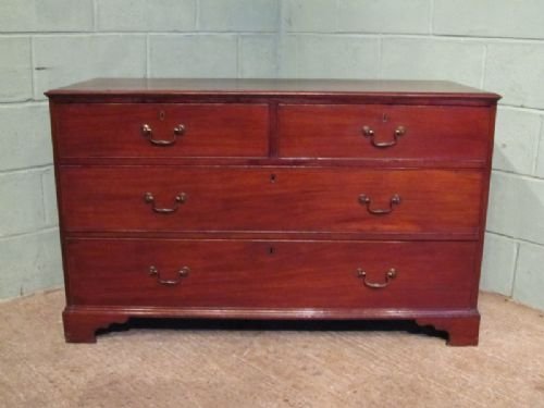 fig 1. ANTIQUE REGENCY MAHOGANY CHEST OF DRAWERS C1800 W6692/27.12