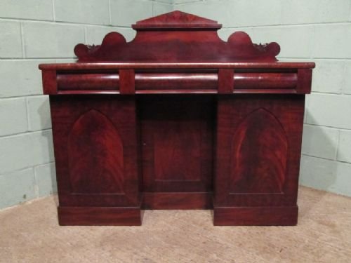 fig 1. ANTIQUE WILLIAM 1V MAHOGANY BREAKFRONT CHIFFONIER SIDEBOARD C1820 W6709/27.12