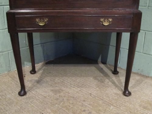 fig 2. ANTIQUE GEORGIAN OAK CHEST ON STAND C1780 W6739/9.1