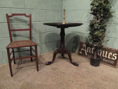 fig 1. ANTIQUE GEORGIAN MAHOGANY TILT TOP TABLE C1780 W6734/16.1