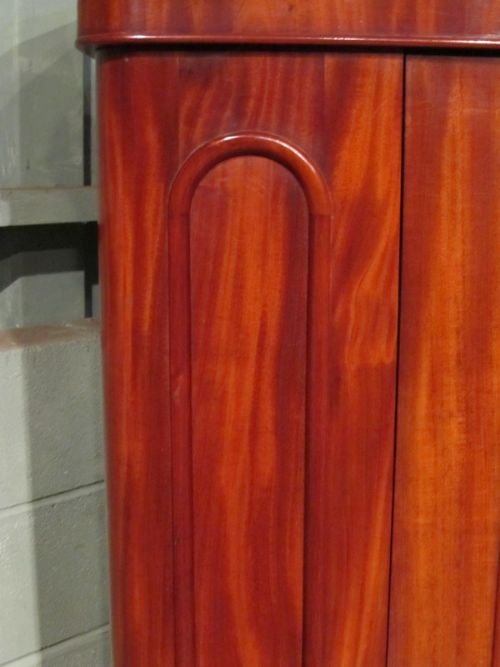 fig 1. ANTIQUE VICTORIAN MAHOGANY SINGLE WARDROBE C1870 W6743/16.1
