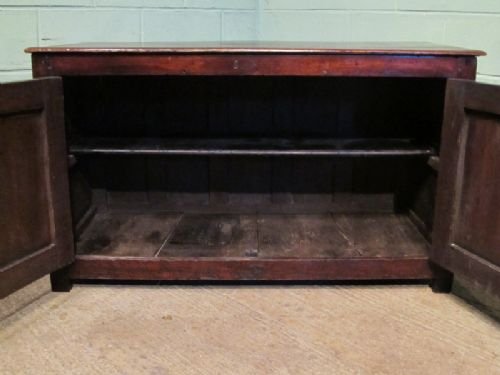 fig 2. ANTIQUE GEORGIAN COUNTRY OAK SIDEBOARD COFFER C1780 W6758/16.1