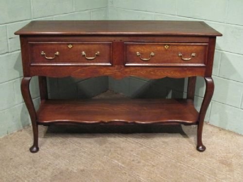 fig 1. ANTIQUE EARLY VICTORIAN OAK SIDEBOARD DRESSER BASE C1840 W6744/30.1