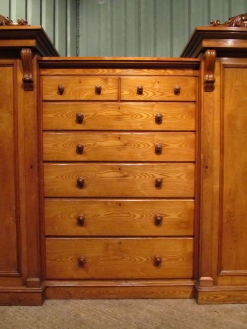 fig 2. ANTIQUE WILLIAM 1V LARGE ASH WARDROBE COMPACTUM C1830 W6772/30.1