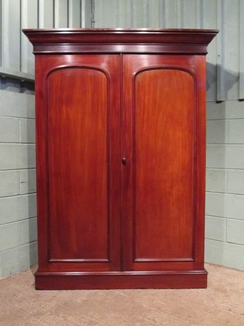 fig 1. ANTIQUE VICTORIAN MAHOGANY DOUBLE WARDROBE COMPACTUM C1880 W6774/6.2
