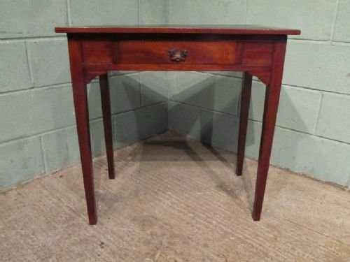 fig 1. ANTIQUE SMALL EDWARDIAN MAHOGANY WRITING TABLE C1900 W6785/6.2
