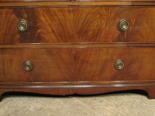 fig 2. ANTIQUE REGENCY MAHOGANY CLOTHES PRESS WARDROBE C1800 W6791/13.2