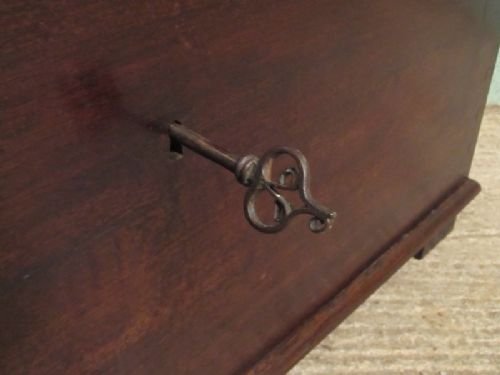 fig 1. ANTIQUE EARLY VICTORIAN COUNTRY OAK BLANKET BOX WITH SECRET DRAWERS C1840 W6792/13.2