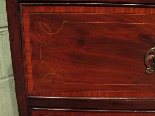 fig 1. ANTIQUE GEORGIAN MAHOGANY DWARF LINEN PRESS C1780 W6801/20.2