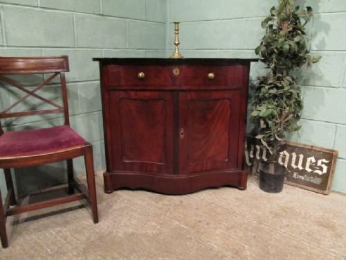 Antique Small Regency Mahogany Serpentine Chiffonier C1820 W6745/20.2