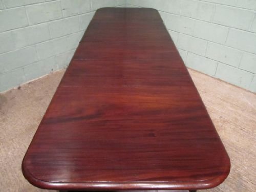 Antique Victorian Mahogany Extending Dining Table C 1880 Seats 6 T0 14