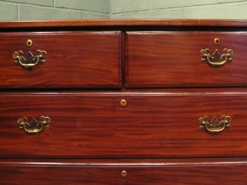 fig 1. ANTIQUE VICTORIAN MAHOGANY CHEST OF DRAWERS C1860 W6776/27.2