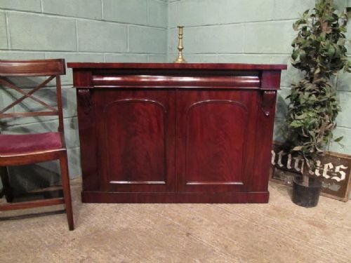Antique Victorian Mahogany Chiffonier Sideboard C1880 W6806/27.2
