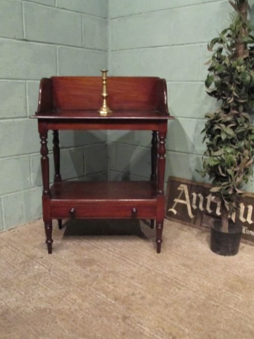 Antique Victorian Mahogany Washstand C1860 W6730/27.2