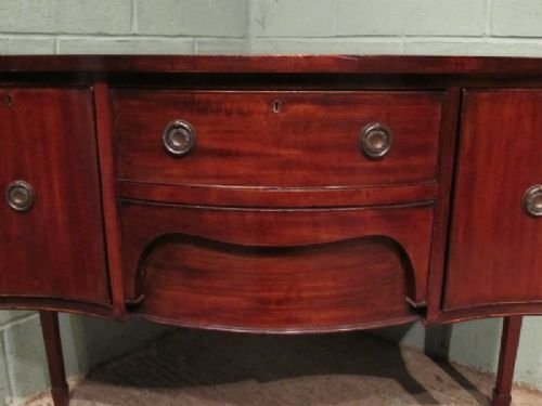 fig 1. Antique Edwardian Mahogany Small Sideboard c1900 w6832/12.3