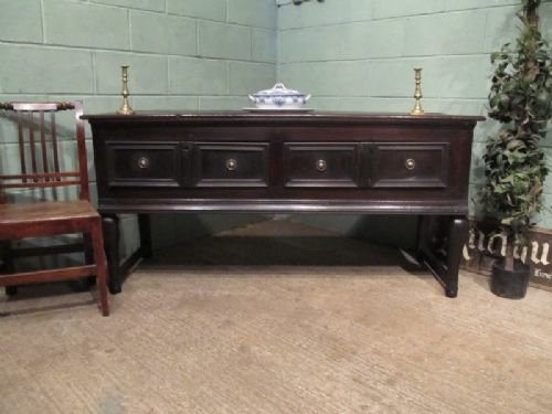 Antique Late 17th Century Country Oak Sideboard C1700 W6820/12.3