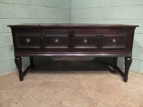 fig 1. ANTIQUE LATE 17TH CENTURY COUNTRY OAK SIDEBOARD C1700 W6820/12.3