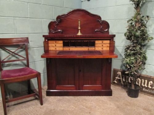 Antique Victorian Mahogany Chiffonier with Secretaire C1880 W6807/12.3