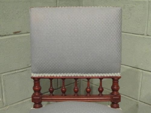 fig 2. ANTIQUE SET SIX FRENCH WALNUT DINING CHAIRS C1900 W6833/12.3