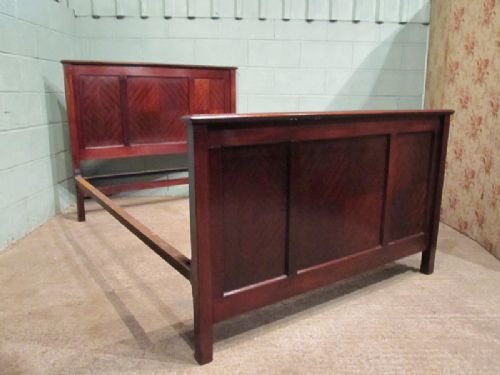 Antique Edwardian Mahogany Double Bed C1900 W6760/26.3
