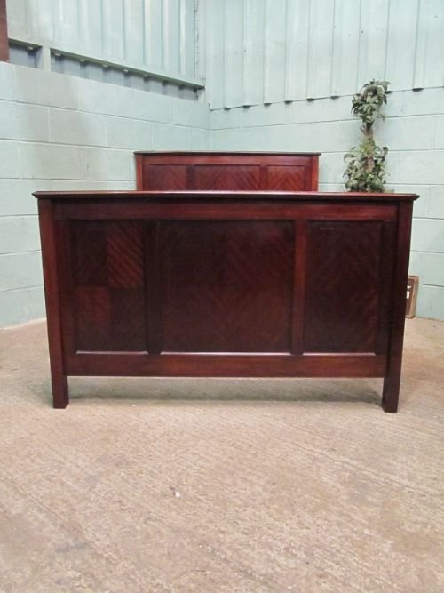 fig 2. ANTIQUE EDWARDIAN MAHOGANY DOUBLE BED C1900 W6760/26.3